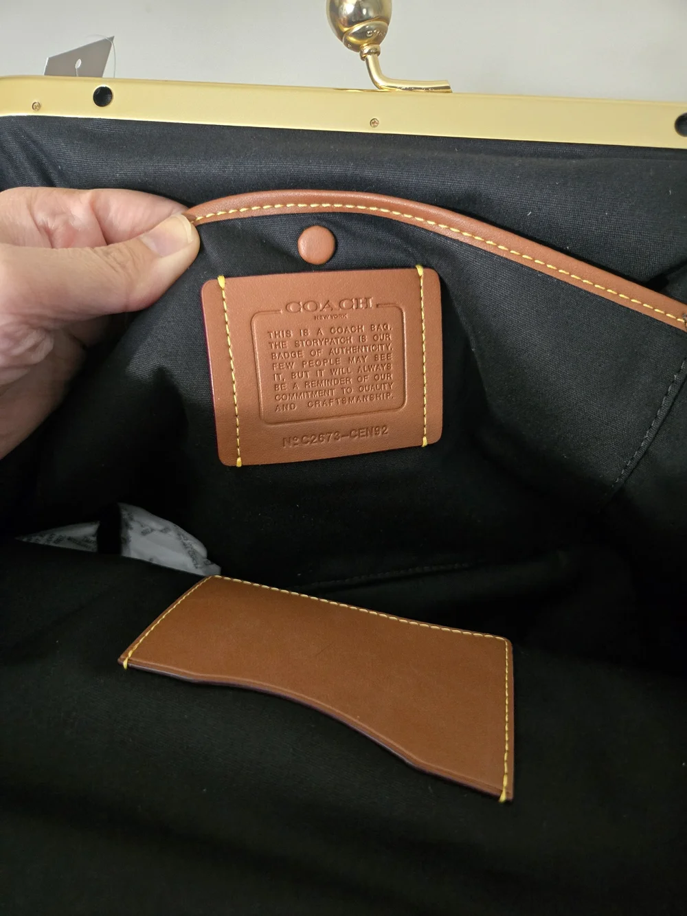Coach Kisslock Straw Frame Bag 27